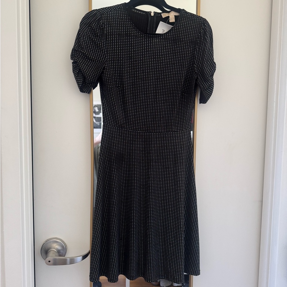 Michael Kors Black Stud Mini Dress